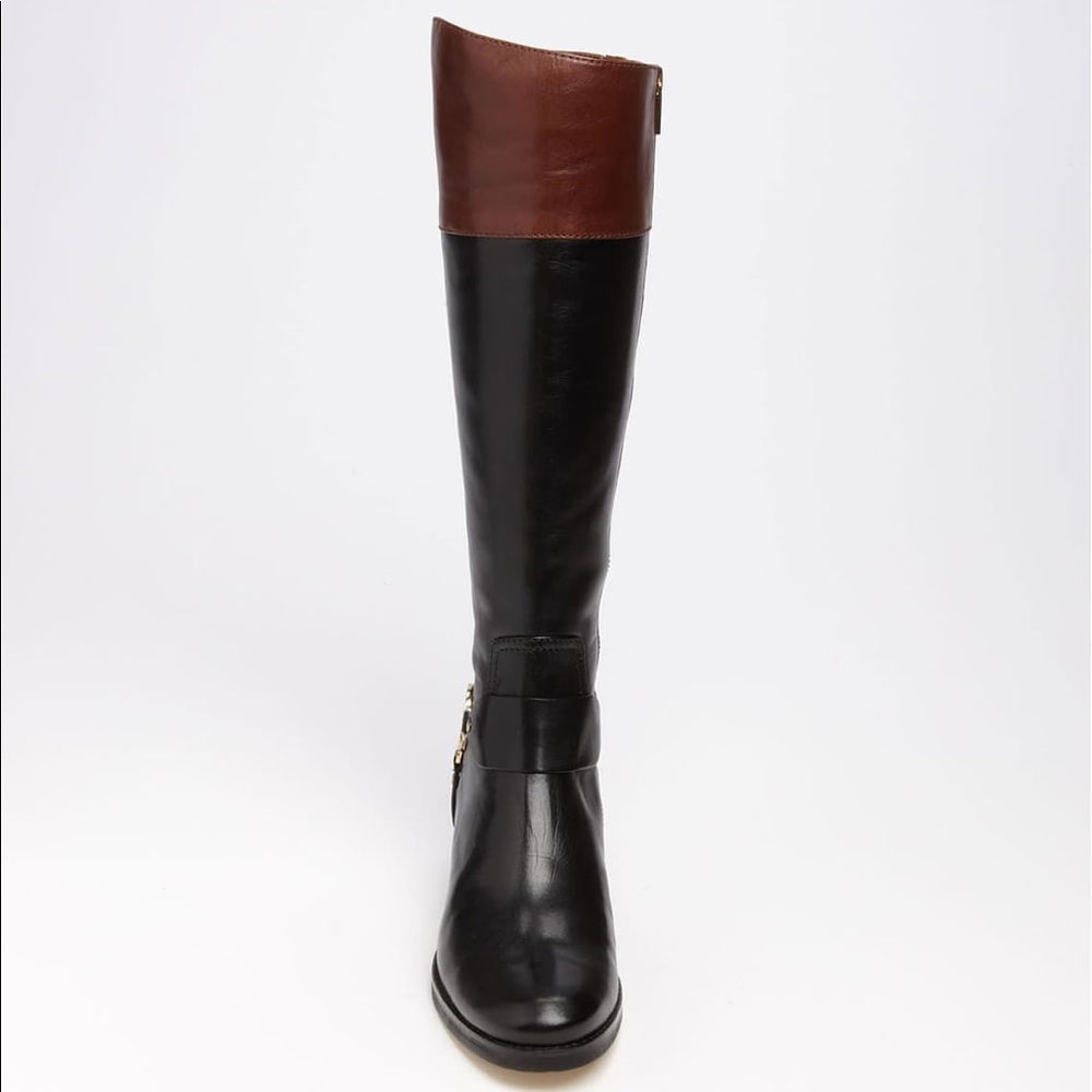 ❤️ NEW KORS FULTON LEATHER RIDING BOOTS TWO-TONED - Picture 5 of 8